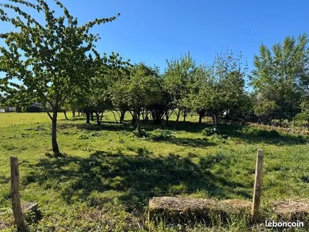 terrain constructible 1800 m² + terrain attenant – 3696 m² – viabilisé