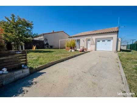 maison 4 pièces 91m2 lavalette jardin