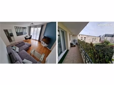 t3 meublé 63 m² – balcon + parking – 8 min gare rer juvisy (15 min paris)