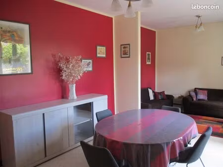 meublé 100m2  balcon  terrasse  ttes charges incluses (gaz  électricité  etc)