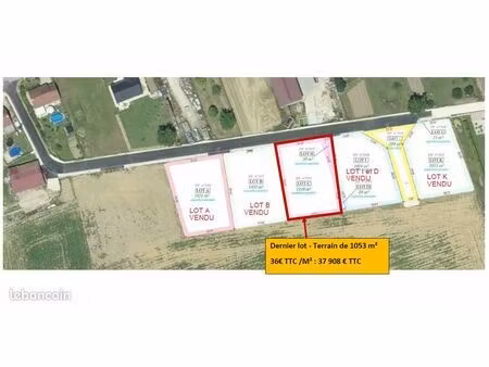 terrain à batir - 1000 m²