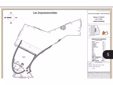 maison de ville sur ville d'avray 92