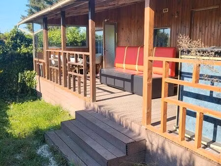 mobil home 2 pièces + jardin 1h de paris