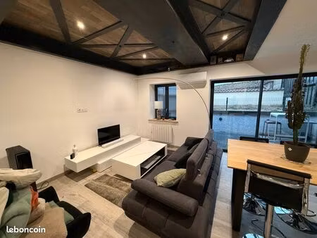 location maison de ville meublée climatisée