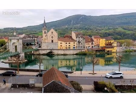 seyssel (01) – vue rhône  gare à pied & proche genève