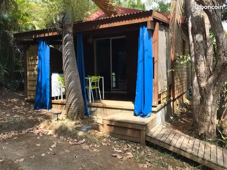 bungalow pichette très cosy  2 pers  hauts possession  12mn de la tamarin et du cap sacré 