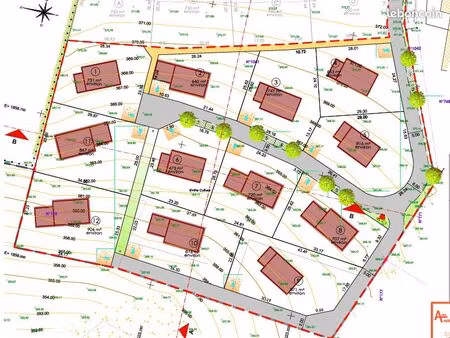 terrain 867 m² montchenu