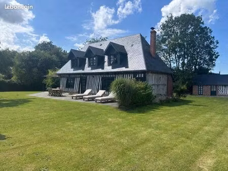 sublime maison normande proche deauville avec piscine