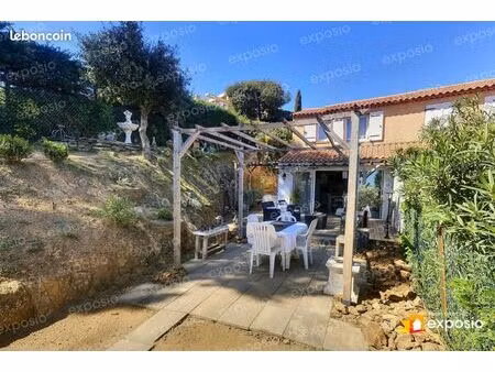 mazet 3 pièces 2 chambres 41m² ste maxime croisette terrain 300 m²