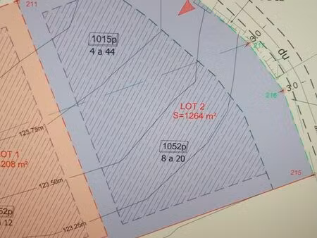 terrain constructible avec cu et tout à l'égout vitrac 24