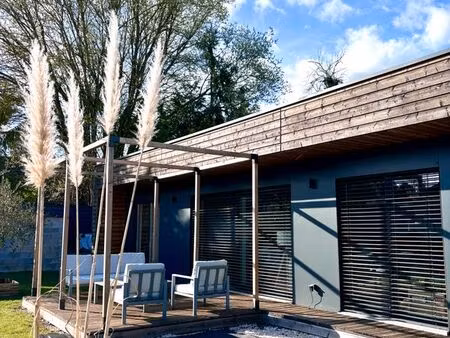 maison contemporaine à ossature bois – prestations haut de gamme