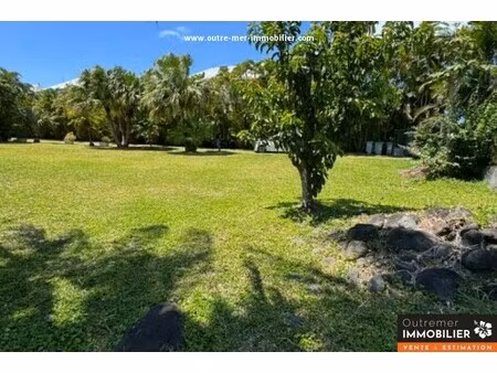 terrain à vendre sur bras panon