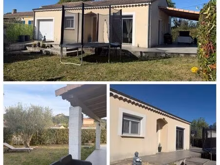 ◊ ? maison plain-pied – environ 93 m² – terrain 518 m² – clim – terrasse couverte – vue ch