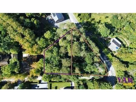 superbe terrain boisé de +/- 14ares avec avis de principe