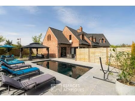 villa d'exception au premier rang du golf