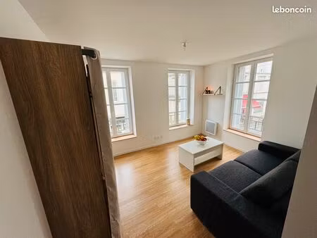 loue charmant t1 bis très lumineux de 26 m2  entièrement refait à neuf  meublé et équipé  