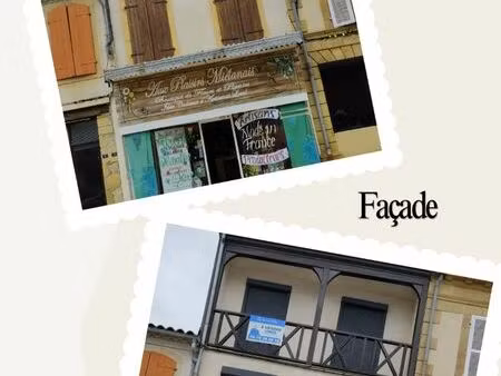 immeuble en vente avec bail commercial rdc en cours