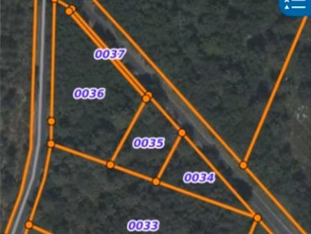 lot de terrains boisés