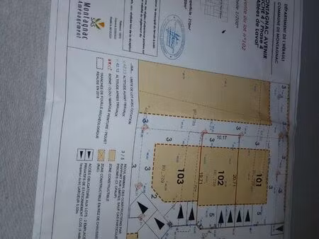 terrain à bâtir 210 m² – montagnac (34) – lotissement recherché