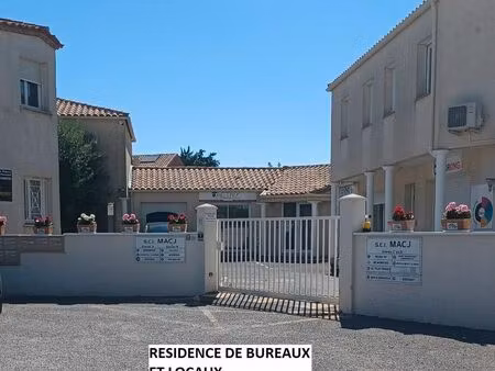 bureaux locaux de 22 à 35 m2 + plc parking a partire de 420 ht/tchc loues vide ss frais ag