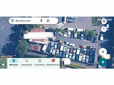 garage automobile vente et réparation  bien situé   surface 1100m2   faible loyer