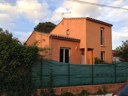 a louer maison individuelle 70 m2 avec 2 chambres + garage+jardin cartier calme proche com