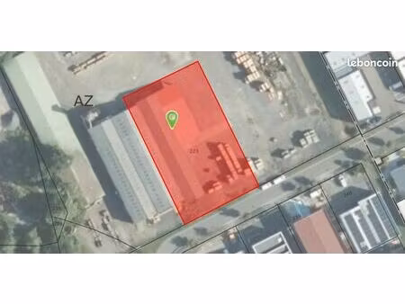 hangar - terrain a batir 2 214 m²