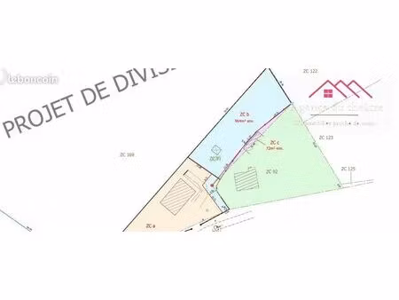 terrain 964 m² le deschaux