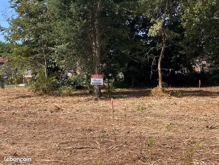 terrain 250 m² pontenx les forges