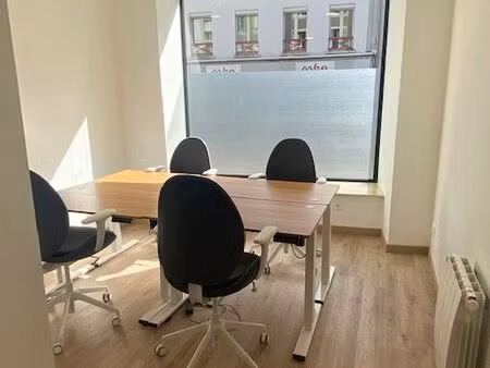 bureaux équipés 80m² - hyper centre - idéal 8 collaborateurs