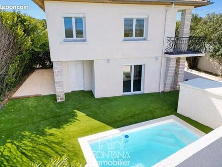 vente | maison | 7p | 6ch | 155 m² | lansargues | expo ouest | terrasse · balcon · jardin 
