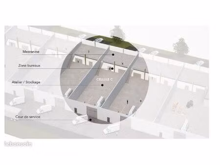 local d’activité 565 m² avec bureaux – domloup (35)