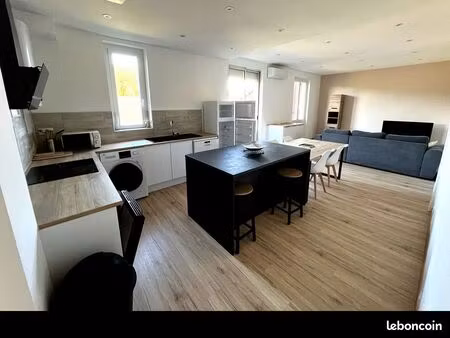 t3 meublé 67 m² - refait à neuf