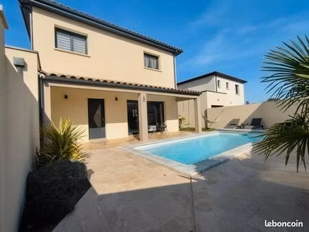 villa 4 pièces 115 m2 avec piscine - pignan - construction 2021 479 000