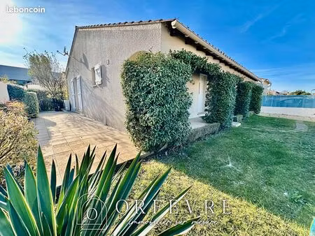 maison plain-pied 100m² sur terrain 350m²