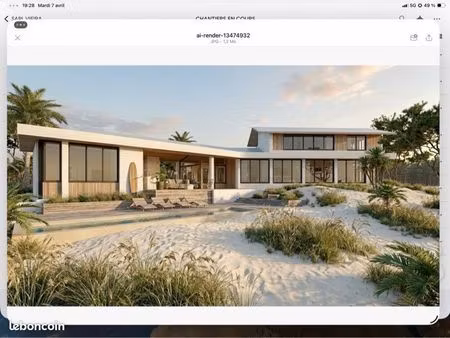 hossegor — tour du lac — off market terrain 1 600 m² · permis de construire purgé · villa 