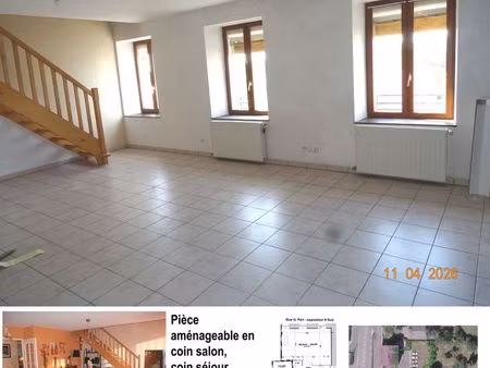 f4 en duplex 104 / 120 m² exposé sud