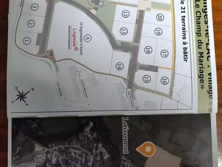 terrain 560 m² putanges pont ecrepin