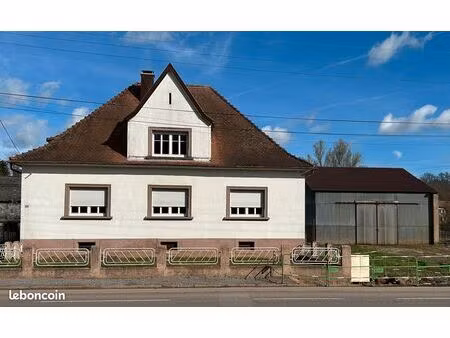 maison 189m² + hangar 200m² (h. 8m) sur 34 ares – volmunster