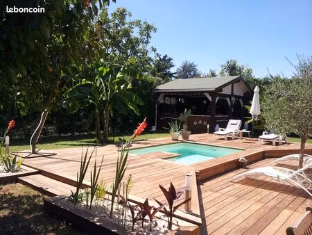 chavanoz - maison avec piscine - 440000