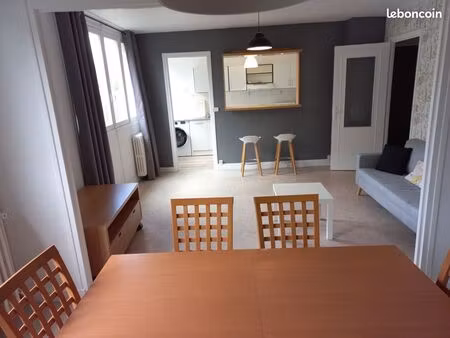 t3 meublé de 67 m² rénové – idéal colocation