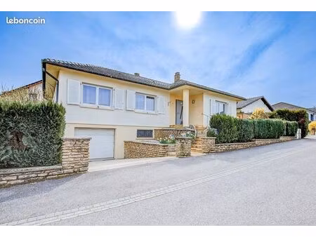 elange-thionville  maison individuelle f5  sur 5 5 ares  3 ch + bureau + sous-sol complet 
