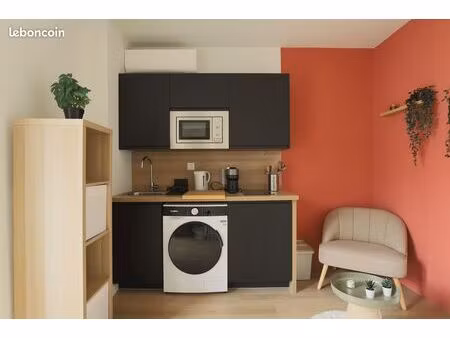 schiltigheim (67300) – rue de saverne – studio meublé 28 m² + véranda – entièrement rénové