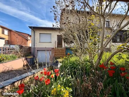 mulhouse cite - maison f4 avec jardin et garage – 99 000