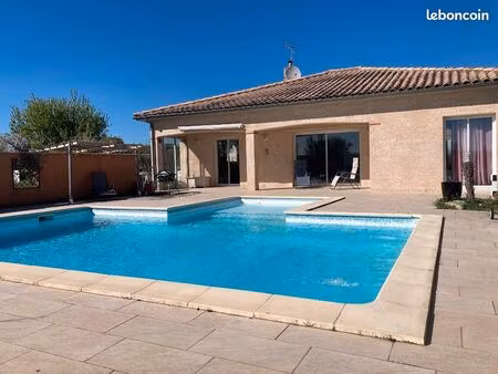 villa de 5 pièces avec piscine et beau jardin à lamasquère