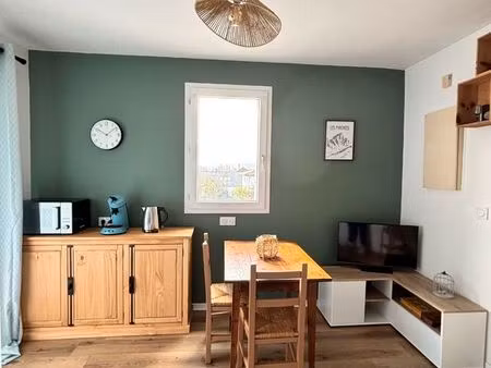 studio avec balcon  parking privé et vue pyrénées