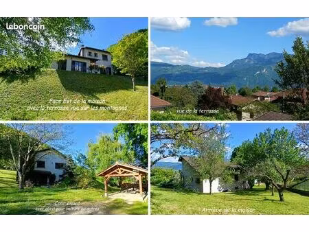 maison avec vue sur le vercors et sur la chartreuse