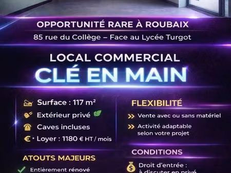 local commercial clé en main