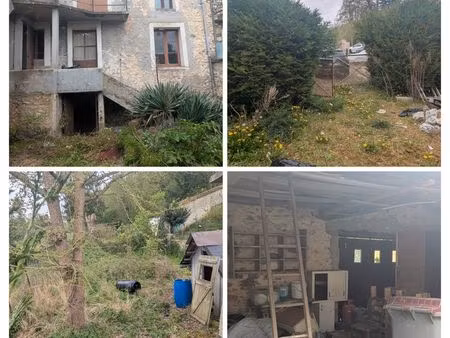 maison f5 à rénover avec jardin et cour