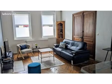 t2 meublé 70 m² à gravelines – rdc avec cour – charges incluses